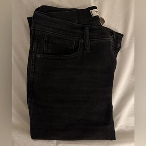 Madewell 10” High-Rise Black Jeans